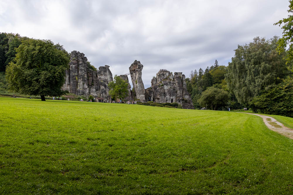 Externsteine Gesamtansicht