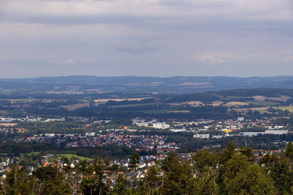 Die Aussicht vom Hermannsdenkmal