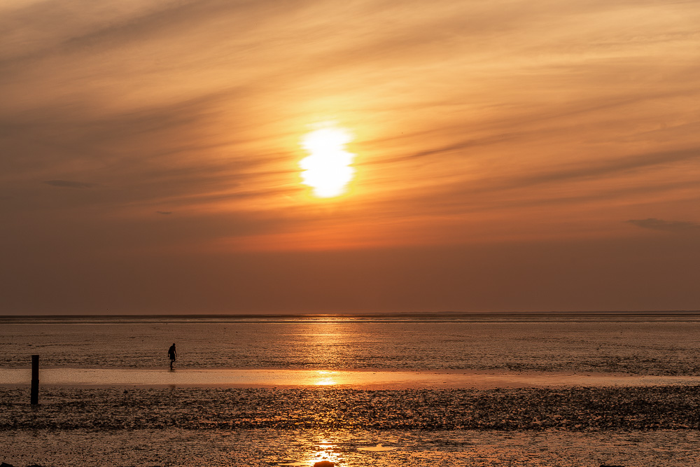 Goldener Sonnenuntergang